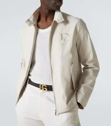 Dolce & Gabbana DG embroidered cotton jacket | Thumbnail 3