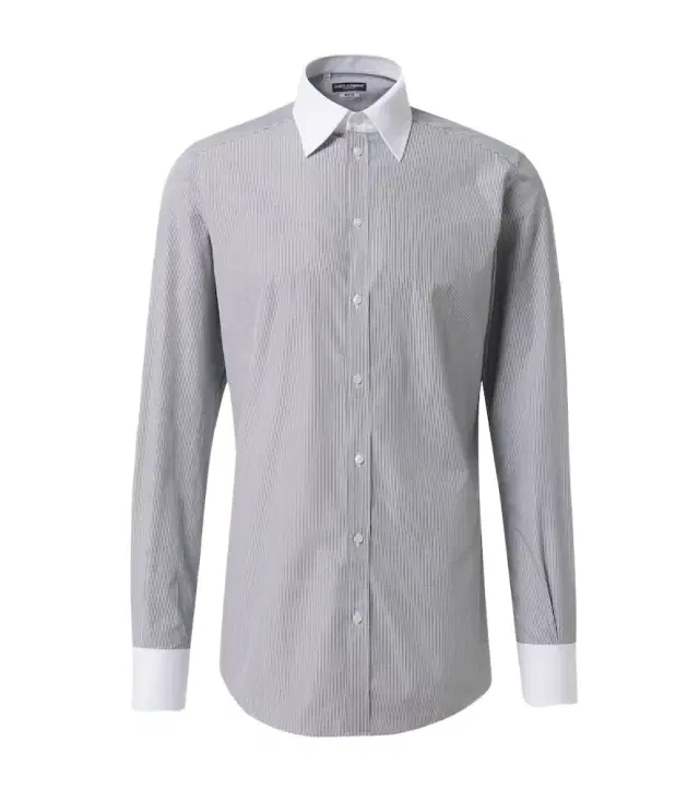 Dolce & Gabbana Striped cotton poplin shirt
