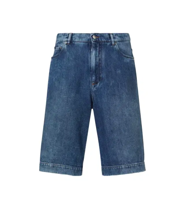Dolce & Gabbana Logo denim Bermuda shorts
