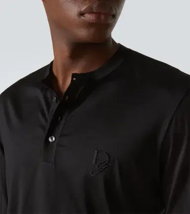 Dolce & Gabbana Silk Henley shirt | Thumbnail 2