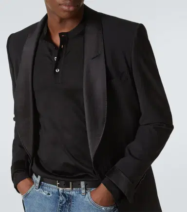 Dolce & Gabbana Silk Henley shirt | Thumbnail 3