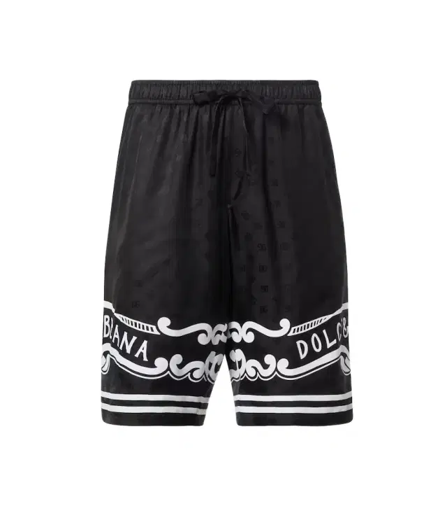 Dolce & Gabbana Paisley silk twill Bermuda shorts