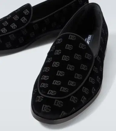 Dolce & Gabbana Vivaldi velvet loafers | Thumbnail 4