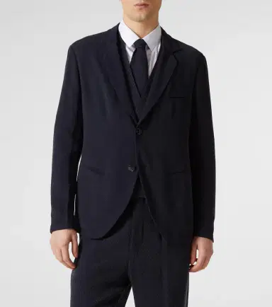 Giorgio Armani Chevron jacquard blazer | Thumbnail 3