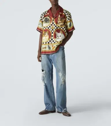 Dolce & Gabbana Silk twill shirt | Thumbnail 5