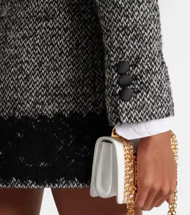 Dolce & Gabbana Cropped wool-blend tweed jacket | Thumbnail 3 Dolce & Gabbana Cropped wool-blend tweed jacket | Thumbnail 3
