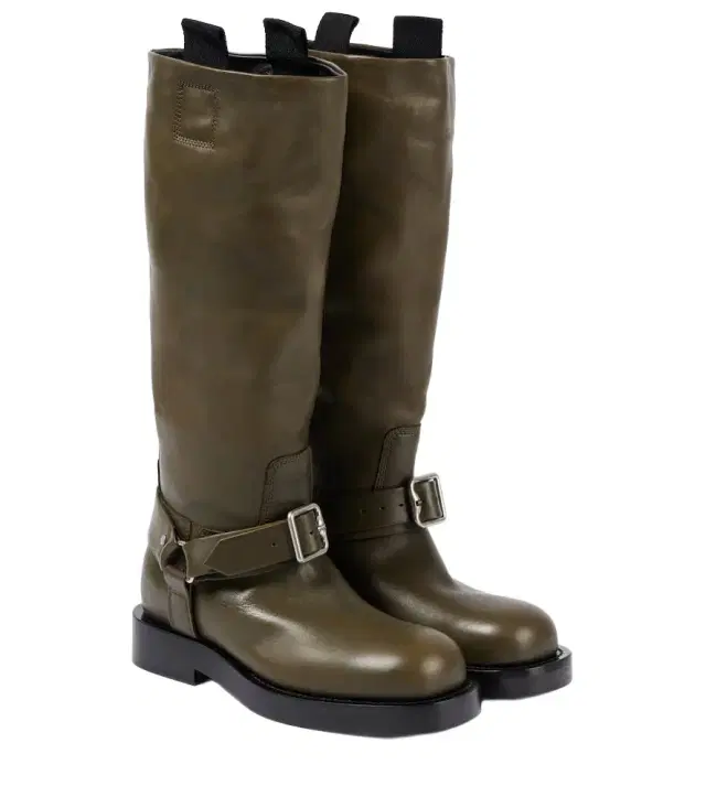 Burberry Leather knee-high boots