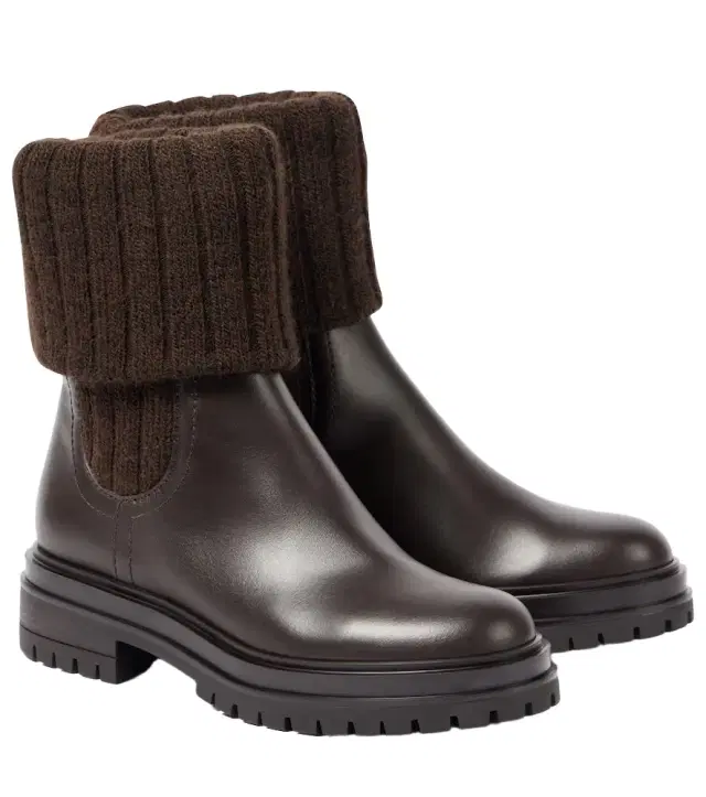 Gianvito Rossi Tenney leather Chelsea boots