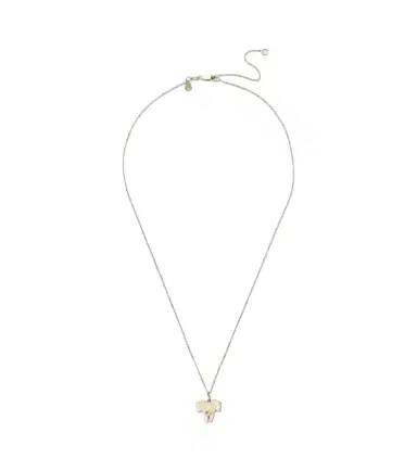 Sydney Evan Elephant Tail 14kt gold necklace with diamonds | Thumbnail 1