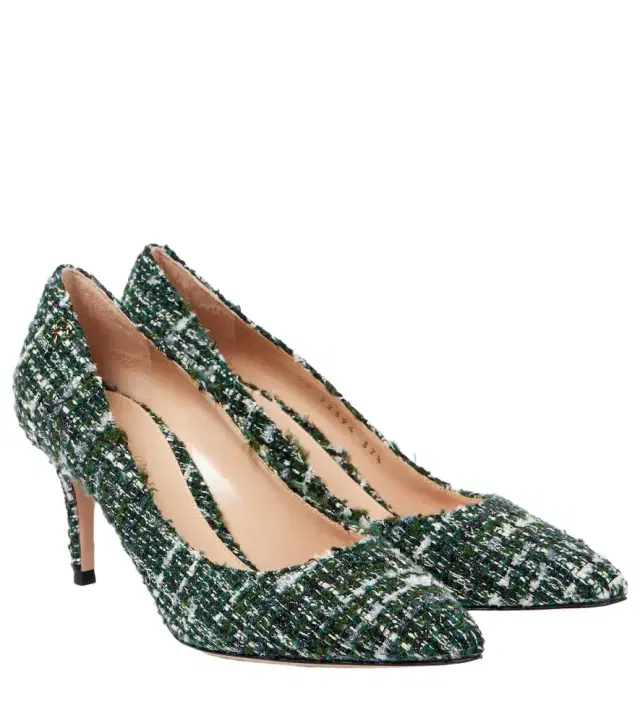 Gianvito Rossi 70 bouclé pumps