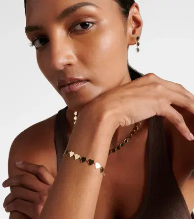 Sydney Evan Pure Heart Eternity 14kt gold bracelet | Thumbnail 4