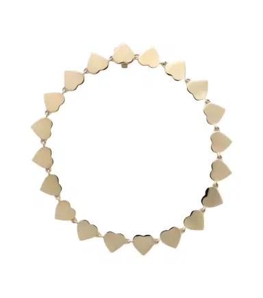 Sydney Evan Pure Heart Eternity 14kt gold bracelet | Thumbnail 1