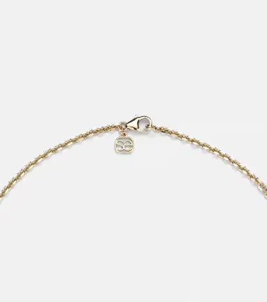 Sydney Evan Puffy Icon Wallpaper Heart 14kt gold necklace with diamonds | Thumbnail 3
