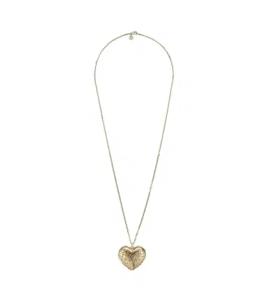 Sydney Evan Puffy Icon Wallpaper Heart 14kt gold necklace with diamonds | Thumbnail 1