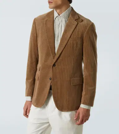 Ralph Lauren Purple Label Kent cotton and cashmere corduroy blazer | Thumbnail 3