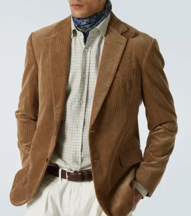 Ralph Lauren Purple Label Kent cotton and cashmere corduroy blazer | Thumbnail 5