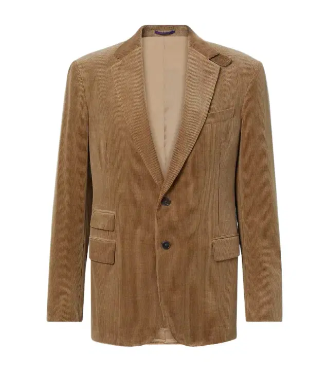 Ralph Lauren Purple Label Kent cotton and cashmere corduroy blazer