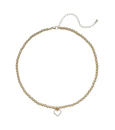 Sydney Evan Open Heart 14kt gold choker with diamonds | Thumbnail 1 Sydney Evan Open Heart 14kt gold choker with diamonds | Thumbnail 1