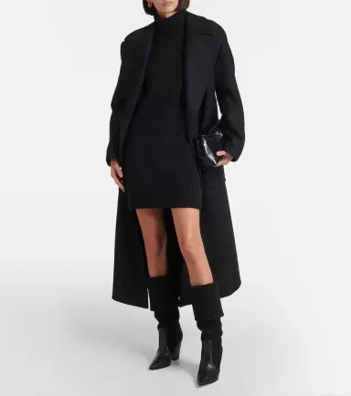 Gianvito Rossi Leather-trimmed knee-high boots | Thumbnail 6