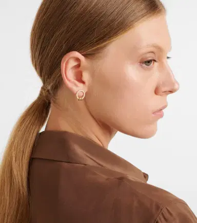 Spinelli Kilcollin Sidra 18kt gold earrings with diamonds | Thumbnail 4