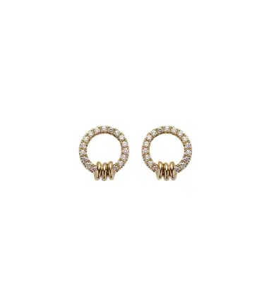 Spinelli Kilcollin Sidra 18kt gold earrings with diamonds | Thumbnail 1