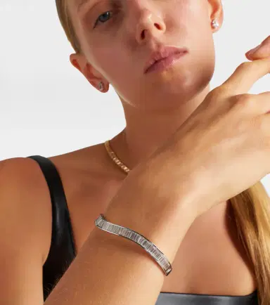 Anita Ko Wave 18kt white gold bracelet with diamonds | Thumbnail 4