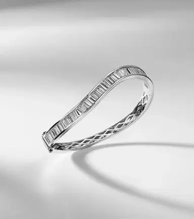 Anita Ko Wave 18kt white gold bracelet with diamonds | Thumbnail 5