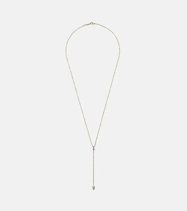 Anita Ko 18kt gold necklace with diamonds