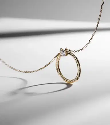 STONE AND STRAND Prince 14kt gold necklace with diamonds | Thumbnail 4