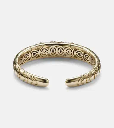Marina B Onda 18kt gold bangle with diamonds | Thumbnail 2 Marina B Onda 18kt gold bangle with diamonds | Thumbnail 2