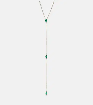 Anita Ko 18kt gold necklace with emeralds | Thumbnail 3 Anita Ko 18kt gold necklace with emeralds | Thumbnail 3