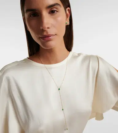 Anita Ko 18kt gold necklace with emeralds | Thumbnail 5 Anita Ko 18kt gold necklace with emeralds | Thumbnail 5