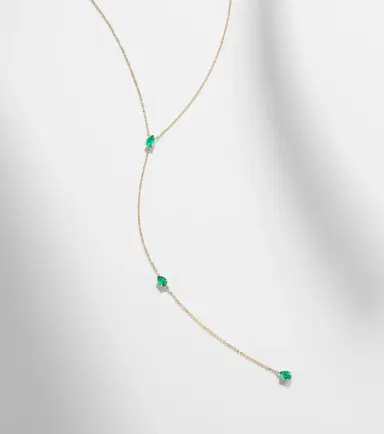 Anita Ko 18kt gold necklace with emeralds | Thumbnail 6 Anita Ko 18kt gold necklace with emeralds | Thumbnail 6