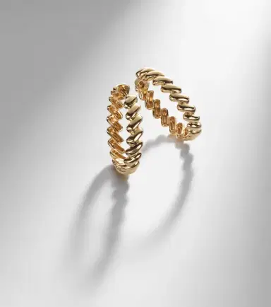 Anita Ko Coil 18kt gold hoop earrings | Thumbnail 5