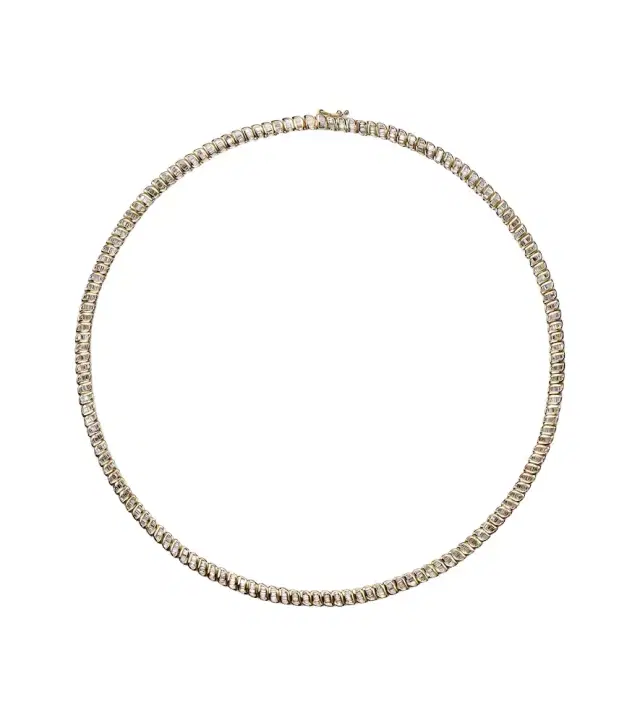 Zoe 18kt gold choker with diamonds