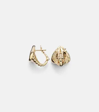 Marina B Trisola 18kt gold earrings with diamonds | Thumbnail 2