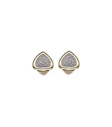 Marina B Trisola 18kt gold earrings with diamonds | Thumbnail 1