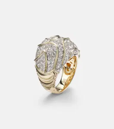 Marina B Onda Bombe 18kt gold ring with diamonds | Thumbnail 2 Marina B Onda Bombe 18kt gold ring with diamonds | Thumbnail 2