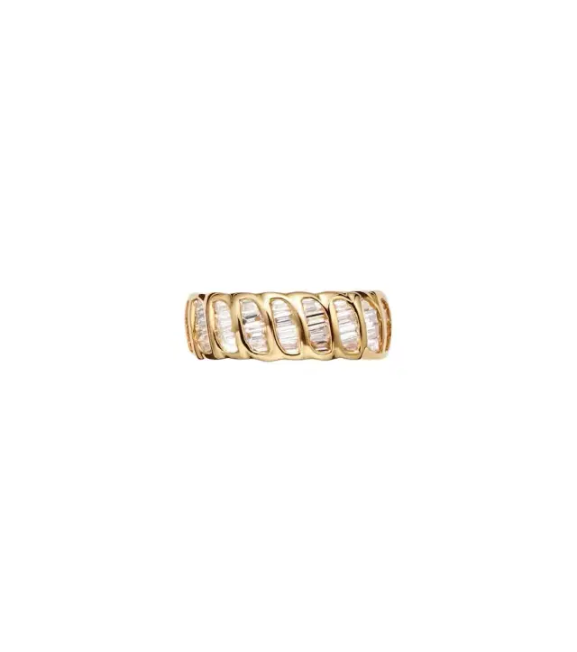 Anita Ko Zoe 18kt gold ear cuff with diamonds