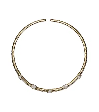 Marina B Trisolina 18kt gold necklace with diamonds | Thumbnail 1