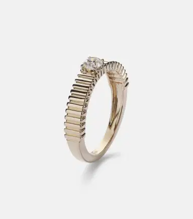 Stone and Strand Cher 14kt gold ring with diamonds | Thumbnail 2