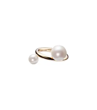 Sophie Bille Brahe La Grace 14kt gold ring with pearls | Thumbnail 1