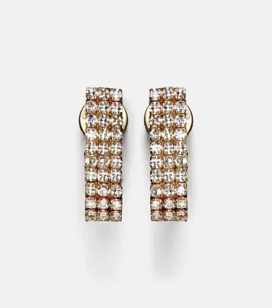 SHAY JEWELRY 18kt gold hoop earrings with diamonds | Thumbnail 4 SHAY JEWELRY 18kt gold hoop earrings with diamonds | Thumbnail 4