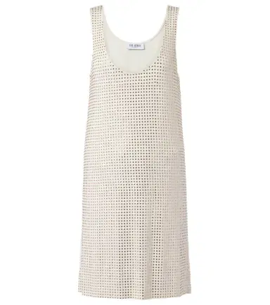 The Attico Crystal-embellished jersey minidress | Thumbnail 1