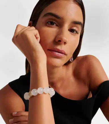 Octavia Elizabeth Riviera Orb beaded 18kt gold bracelet with moonstone and diamonds | Thumbnail 4 Octavia Elizabeth Riviera Orb beaded 18kt gold bracelet with moonstone and diamonds | Thumbnail 4