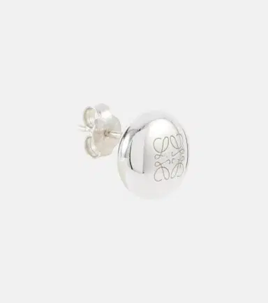 Loewe Anagram Pebble sterling silver stud earrings | Thumbnail 3