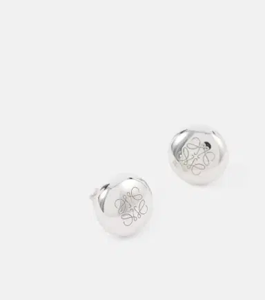 Loewe Anagram Pebble sterling silver stud earrings | Thumbnail 4