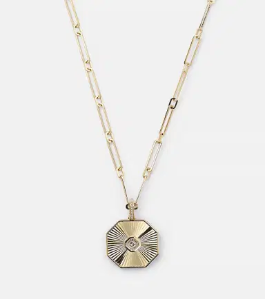 SHAY JEWELRY Radiant Octagon 18kt gold pendant necklace with diamonds | Thumbnail 2 SHAY JEWELRY Radiant Octagon 18kt gold pendant necklace with diamonds | Thumbnail 2