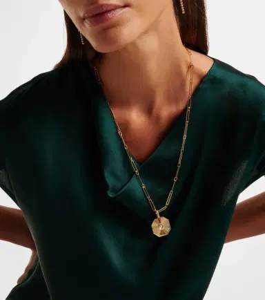 SHAY JEWELRY Radiant Octagon 18kt gold pendant necklace with diamonds | Thumbnail 6 SHAY JEWELRY Radiant Octagon 18kt gold pendant necklace with diamonds | Thumbnail 6