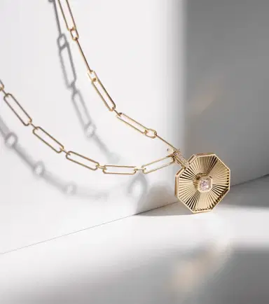 SHAY JEWELRY Radiant Octagon 18kt gold pendant necklace with diamonds | Thumbnail 7 SHAY JEWELRY Radiant Octagon 18kt gold pendant necklace with diamonds | Thumbnail 7